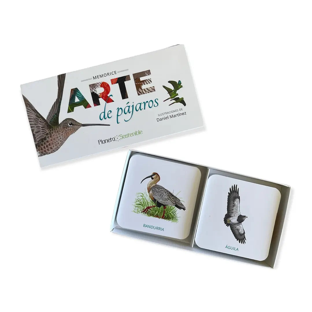 Juego Memorice: arte de pájaros