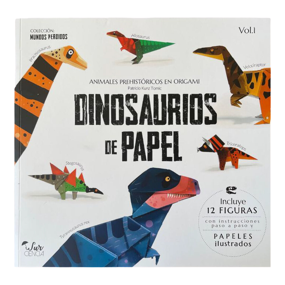 Dinosaurios de Papel - animales prehistóricos en origami